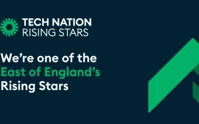 We’ve been chosen as a regional winner of Tech Nation’s Rising Stars 3.0